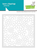 Daisy Bloom Outline Background Stencils