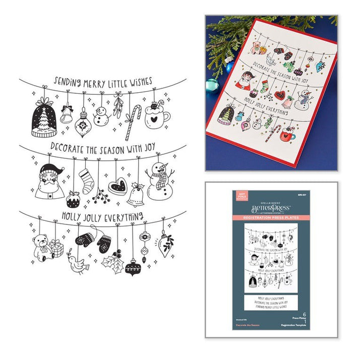Decorate the Season - Registration Press & Foil Plate