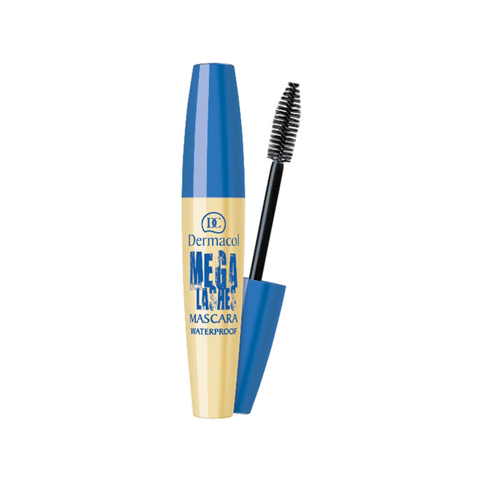 DERMACOL MEGA LASHES MASCARA WATERPROOF - BLACK - Beauty Bar