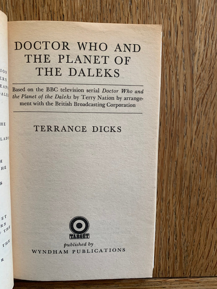 Doctor Who and the Planet of the Daleks