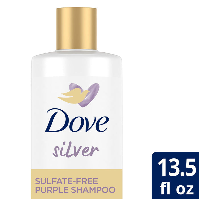 Dove Love Your Silver Gorgeous Grays Purple Shampoo with Biotin Complex All Hair Types, 13.5 fl oz*