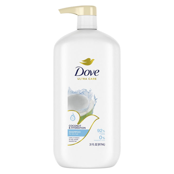 Dove Ultra Care Nourishing Daily Shampoo, Coconut, 31 fl oz