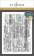 Essential Textures:  Canvas Impressions Press Plate