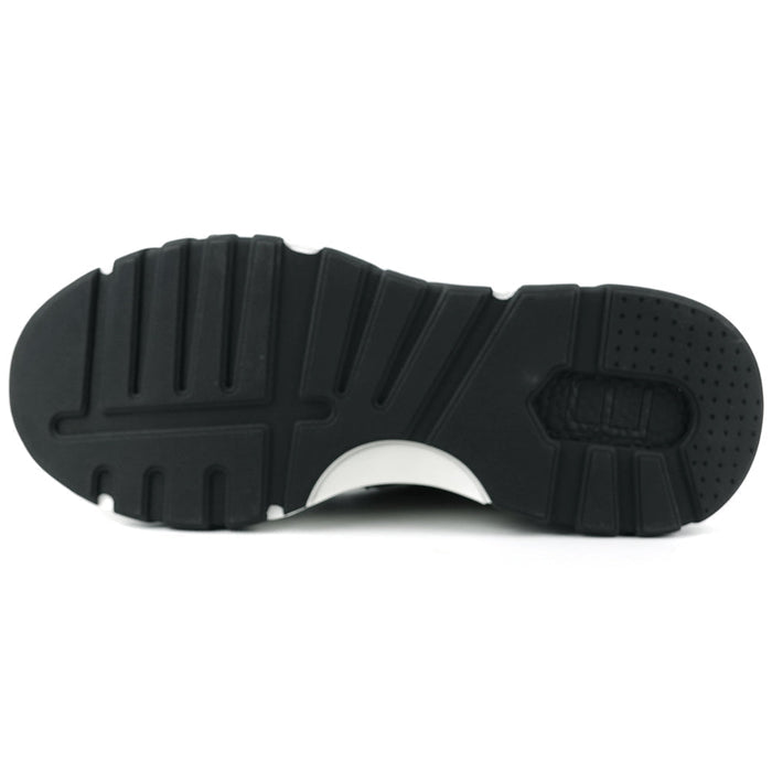 FI-2407 Black Gold Suede Rhinestones Lane up Sneaker Encore by Fiesso
