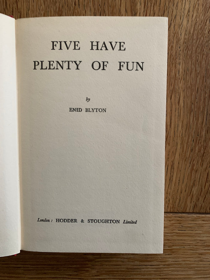 Five Have Plenty of Fun