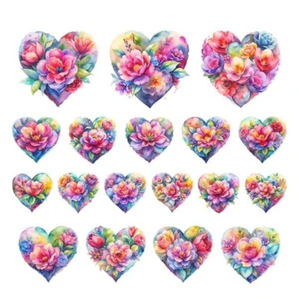 Floral Hearts - Ephemera