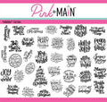 Foilables Cut Ups - Handlettered Holiday Greetings