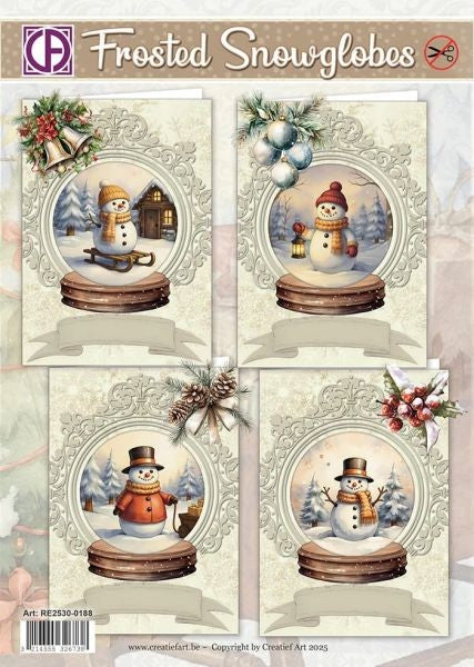 Frosted Snowglobes - Card Kit