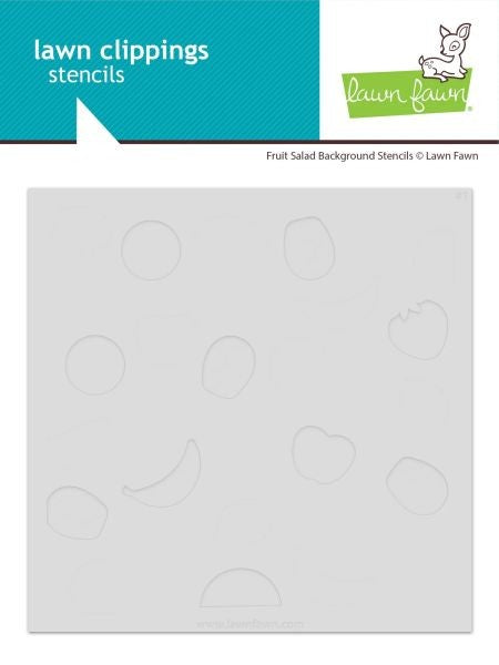 Fruit Salad Background Stencils