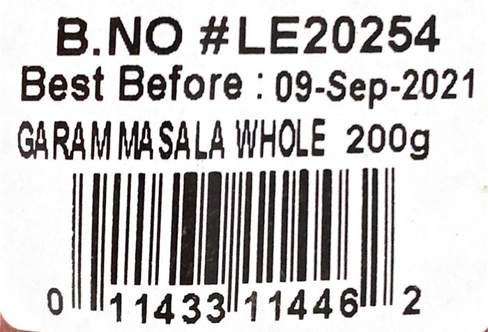 Garam Masala Whole