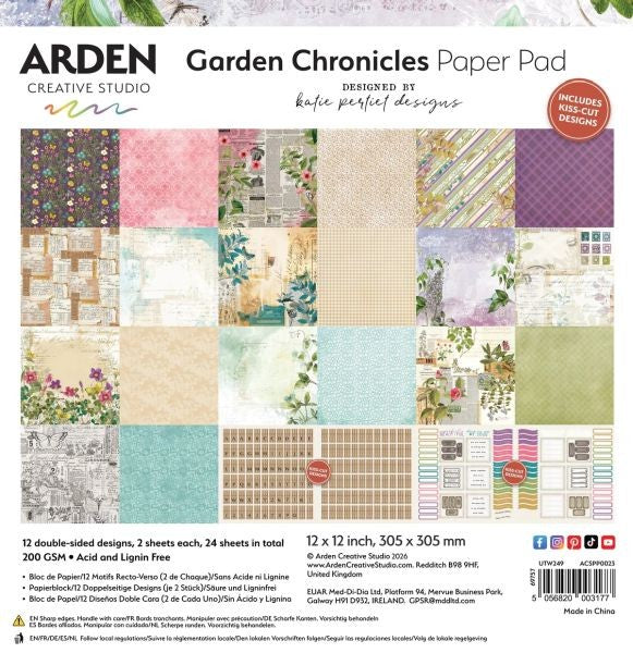 Garden Chronicles - 12x12 Paper Pad