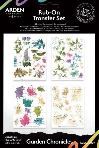 Garden Chronicles - Rub On Transfers