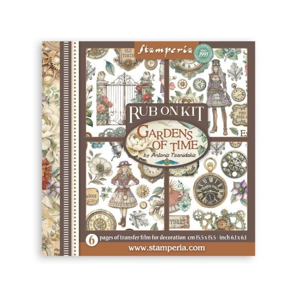 Gardens of Time - Rub On Kit