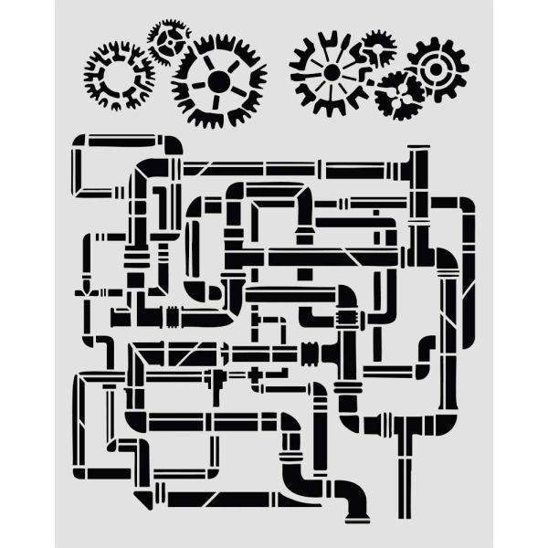 Gardens of Time - Stencil - Tubes