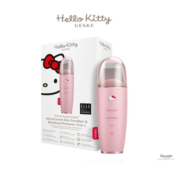 GESKE HELLO KITTY MICROCURRENT SCRUBBER 9IN1 - Beauty Bar