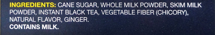 Ginger Instant Chai Tea Latte