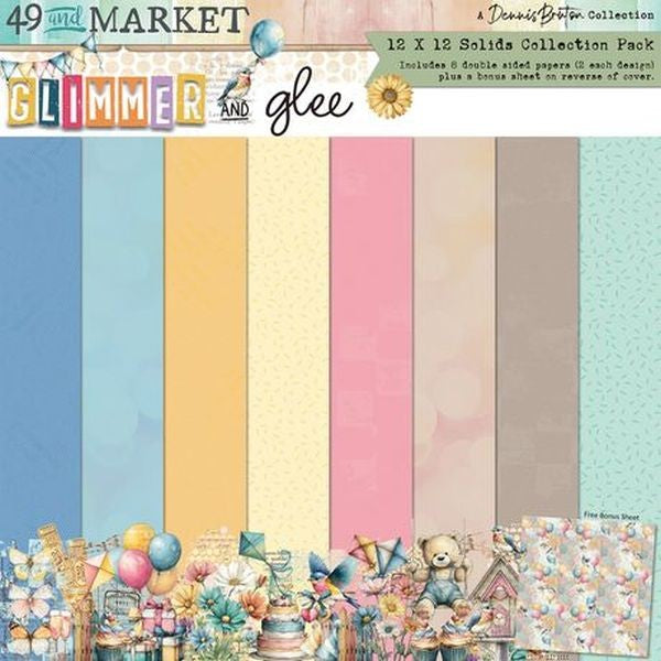 Glimmer and Glee - 12x12 Collection Pack - Solids