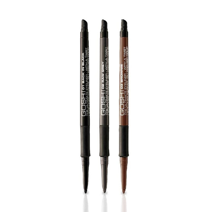 GOSH COPENHAGEN THE ULTIMATE EYELINER - AVAILABLE IN 3 SHADES - Beauty Bar