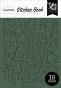 Green Alpha Sticker Book