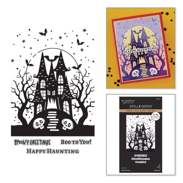Haunted Hollow Press Plate & Die Set - BetterPress Society - August 2026