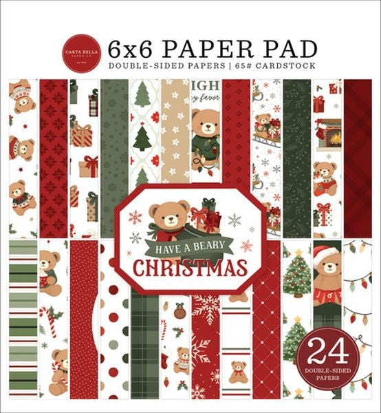 Have a Beary Merry Christmas - 6x6 Paper Pad