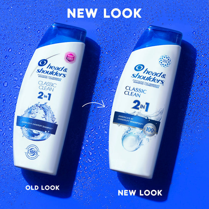 Head & Shoulders 2 in 1 Dandruff Shampoo and Conditioner, Classic Clean, 20.7 fl oz