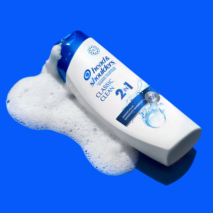 Head & Shoulders 2 in 1 Dandruff Shampoo and Conditioner, Classic Clean, 20.7 fl oz