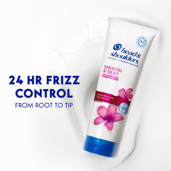Head & Shoulders Paraben Free Smooth & Silky Shampoo (12.5oz) and Conditioner (10.6 fl oz) Dual Pack