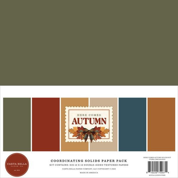 Here Comes Autumn - 12x12 Collection Pack - Solids