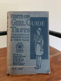 Hints on Girl Guide Tests - Tenderfoot, Second Class and First Class