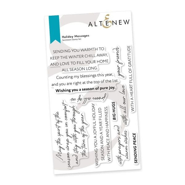 Holiday Messages - Clear Stamps