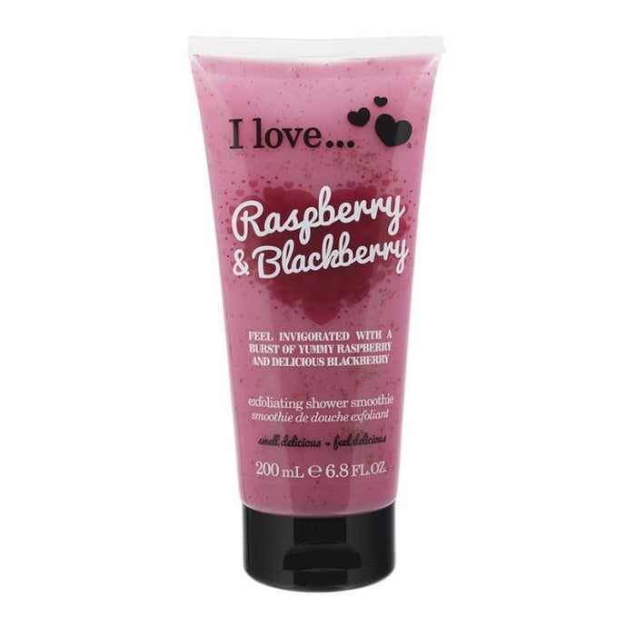 I LOVE RASBERRY & BLACKBERRY SHOWER SMOOTHIE SCRUB 200ML - Beauty Bar