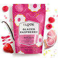 I LOVE SIGNATURE COLLECTION GLAZED RASPBERRY BATH SALTS 500G - Beauty Bar