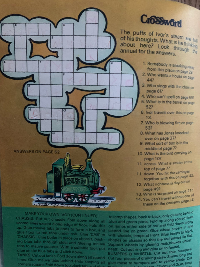 Ivor The Engine Annual 1978