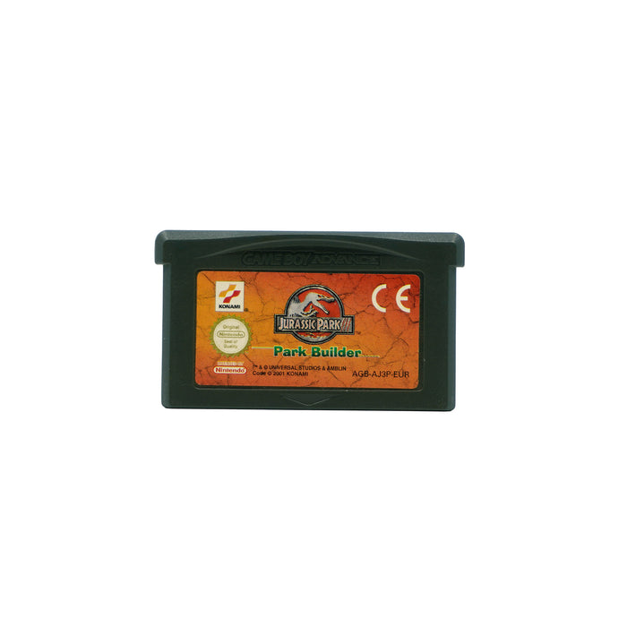 Jurassic Park III: Park Builder Spielmodul für Game Boy Advance - Vorderseite