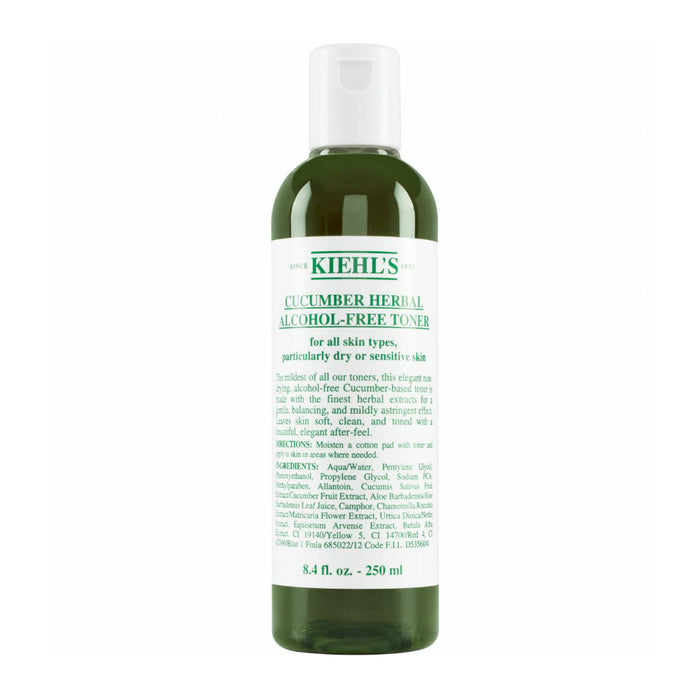 KIEHL'S CUCUMBER HERBAL ALCOHOL-FREE TONER 250ML - Beauty Bar