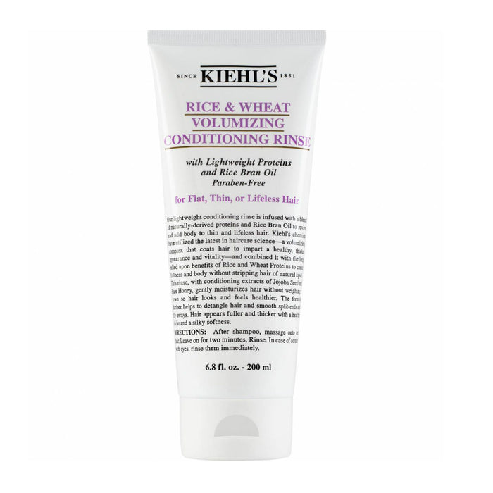 KIEHL'S RICE AND WHEAT VOLUMIZING CONDITIONING RINSE 200ML - Beauty Bar