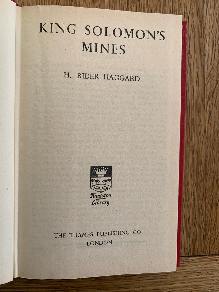 King Soloman's Mines