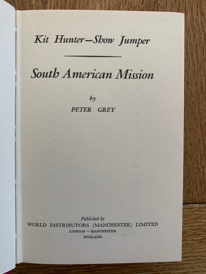 Kit Hunter Show Jumper - South American Mission