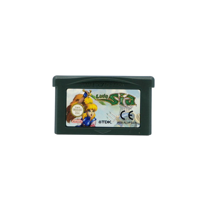 Lady Sia Spielmodul für Game Boy Advance - Vorderseite, Etikett gut erhalten