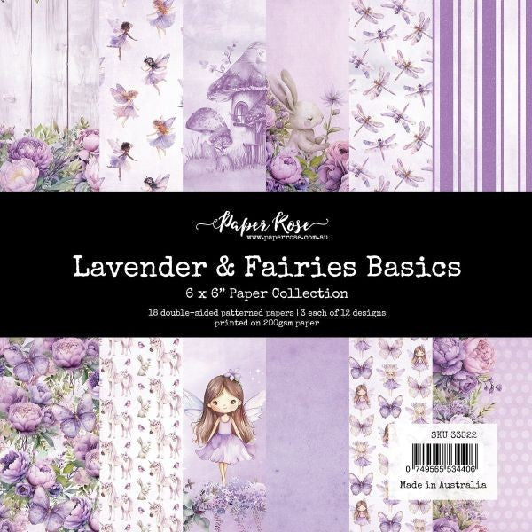 Lavender & Fairies - 6x6 Paper Collection - Basics