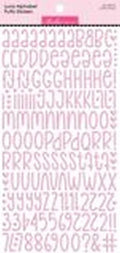 Luna Alpha Puffy Stickers - Cotton Candy