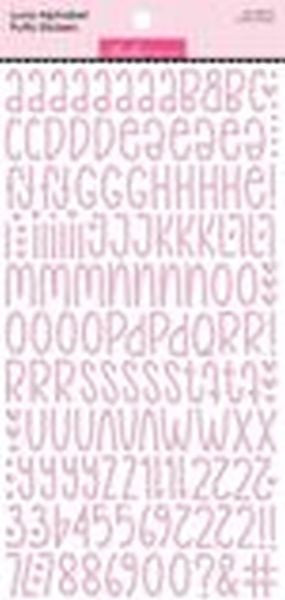 Luna Alpha Puffy Stickers - Cotton Candy