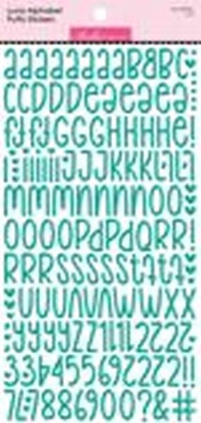Luna Alpha Puffy Stickers - Gulf