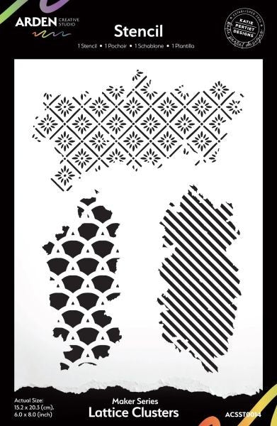 Maker Series - Stencil - Lattice Clusters