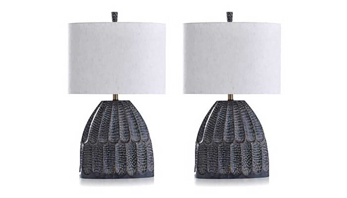Malta Black Table Lamp Set of 2