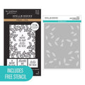 May 2026 BetterPress Society - Brighten Foliage Press Plate & Stencil