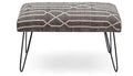 Mayan Black & White Bench