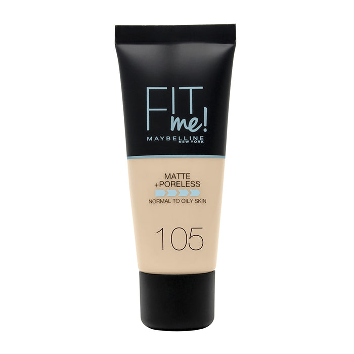 MAYBELLINE - FIT ME MATTE FOUNTATION- AVAILABLE IN 11 SHADES - Beauty Bar Cyprus