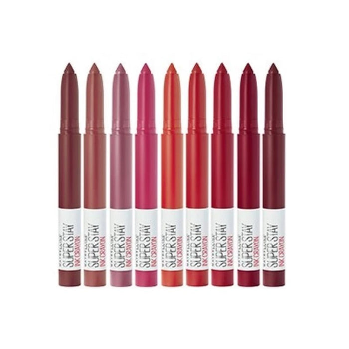 MAYBELLINE - SUPERSTAY INK CRAYONS - AVAILABLE IN 11 COLOURS - Beauty Bar